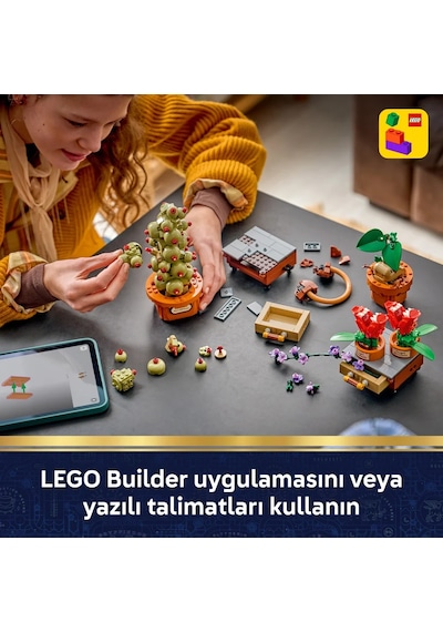 LEGO® Harry Potter™ Hogwarts™ Bitkibilim Bitkileri 76474 - 12 Yaş ve Üzeri için 3 Bitki İçeren Oyuncak Yapım Seti (817 Parça)