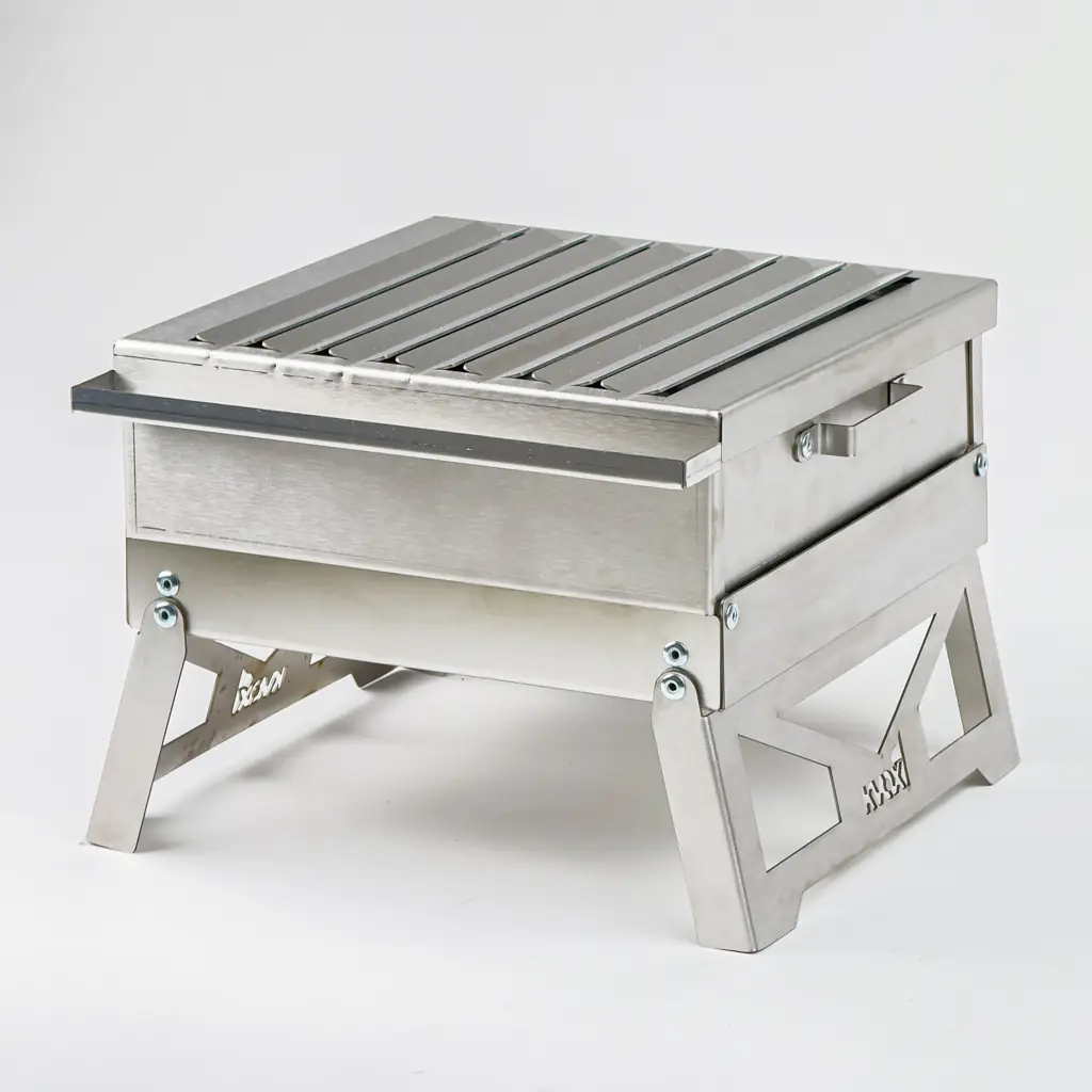 Kvox M1.3 Motosiklet Mangalı %100 Paslanmaz Çelik Inox