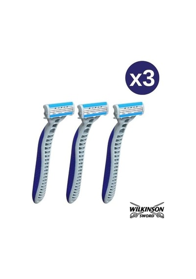 Wilkinson Extra 3 Essentials Kayganlaştırıcı Bantlı Tıraş Bıçağı 3 Bıcaklı Kullan At Tıraş Bıcağı