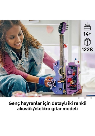 Plentiful Editions Olivia Rodrigo Nun İki Renkli Gitarı 43031