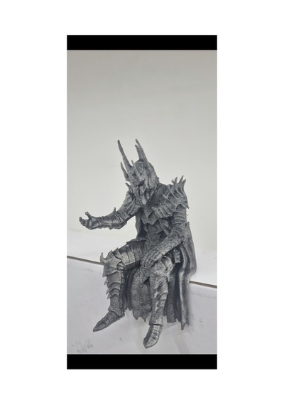 Sauron Oturan Figür 15 Cm Lord Of The Rings Yüzüklerin Efendisi