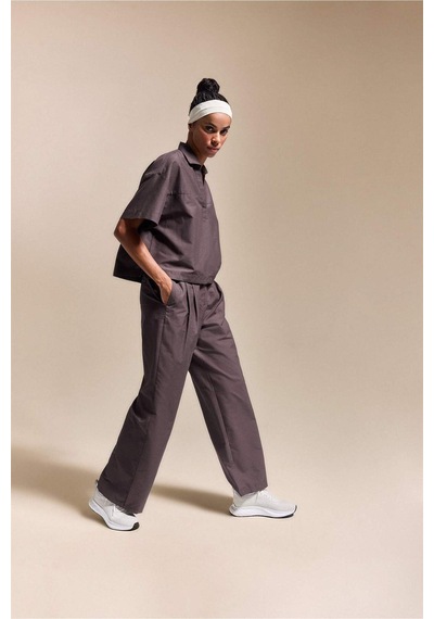 Defacto Wıde Leg Keten Pantolon H0384ax26smbn130 Kahve-bn130