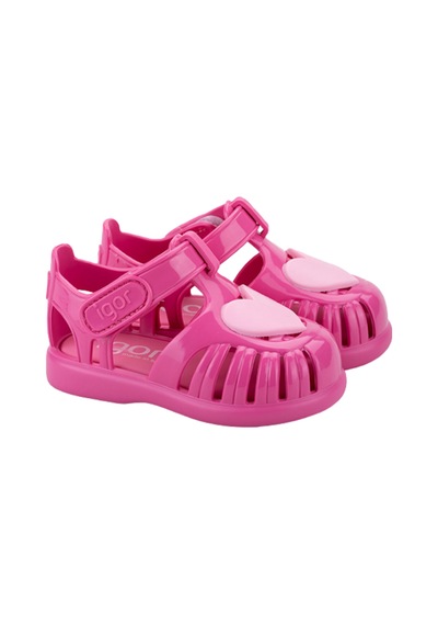 Igor Tobby Gloss Love Kız Çocuk Fuşya Sandalet S10310-007 Fuşya