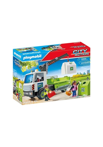 Playmobil Atık Konteyner Taşıma Kamyonu - 71431