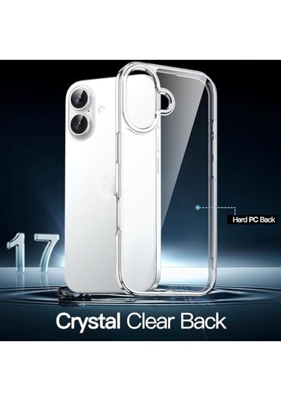 İphone 17 Serisi İle Uyumlu Şeffaf Kılıf Kamera Korumalı Silikon Kılıf Darbeye Dayanıklı Çizilme Karşıtı Esnek Koruyucu Kapak İphone 17 50 x 22
