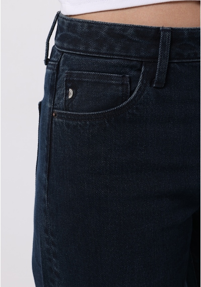 Colin's Colins Regular Fit Yüksek Bel Geniş Paça Kadın Koyu İndigo Jean Pantolon Cl1076564 Q1.v1 Dn01858 Denim