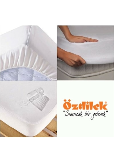 Özdilek 100X200 Tek Kişilik Sıvı Geçirmez Fitted Alez Kenarla... Özdilek 100X200 Tek Kişilik Sıvı Geçirmez Fitted Alez Kenarla...