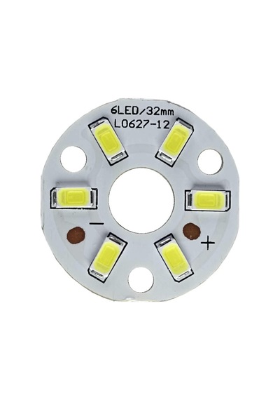 5730 12v 3w 32mm Beyaz Led Modül Aluminyum Pcb 6 Led Lamba Aydınlatma Işık