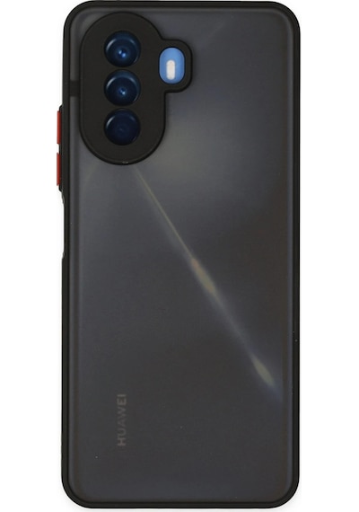 Newface Huawei Nova Y70 Kılıf Montreal Silikon Kapak Semeglbl - 20 - Siyah