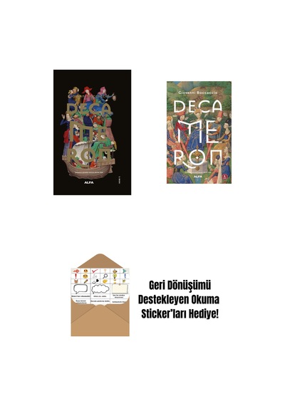 Decameron Ciltli + Decameron + Okuma Sticker'ları