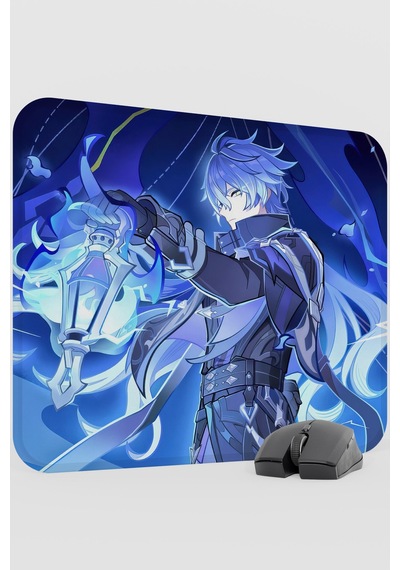 Flins Genshin Impact Anime Oyuncu V1 - 48x40 Xl Gaming Mouse Pad Fare Altlığı