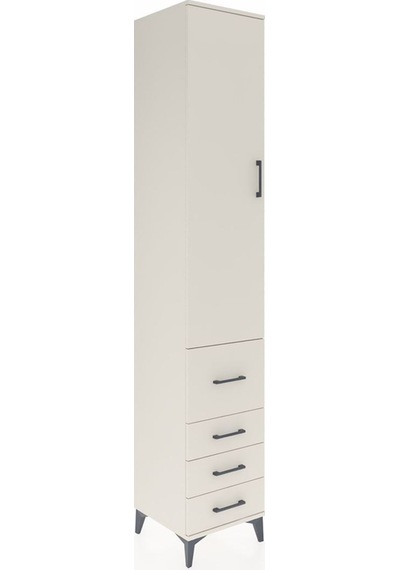 Hyperion Dolap 2 Raflı 4 Çekmeceli Tek Askılı 44x44x243 Aytaşı-aytaşı Aytası