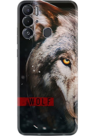 Tecno Pova Neo Kilif Silikon Desen Wolf Eyes 1758 557179668