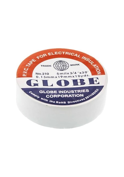 Globe Beyaz Elektrik İzole Bant
