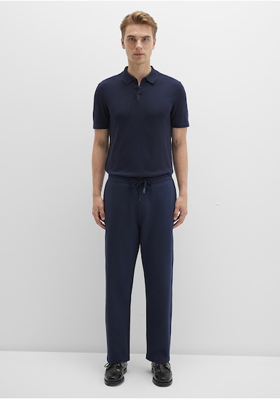 Mavi - Lacivert Örme Pantolon 0010521-70490 Lacivert