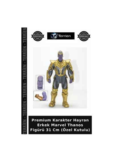 Premium Karakter Hayran Erkek Marvel Thanos Figürü 31 Cm Özel Kutulu