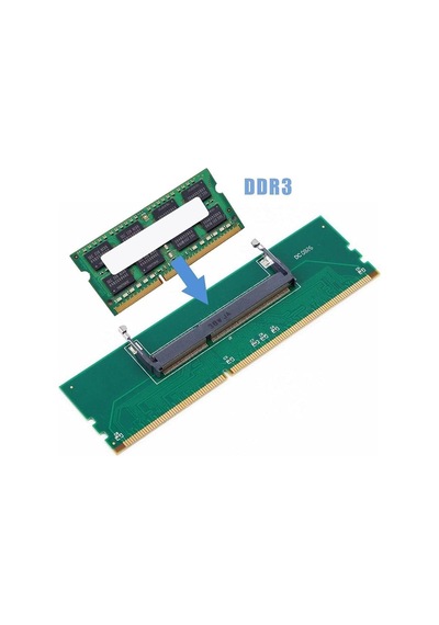 DDR3 Laptop RAM To Desktop RAM ÇEVİRİCİ DÖNÜŞTÜRÜCÜ So-Dimm Dimm