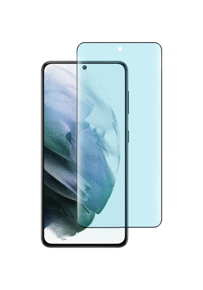 Samsung Galaxy Uyumlu S21 Ultra 3D Polymer Kavisli Tam Kaplayan Nano