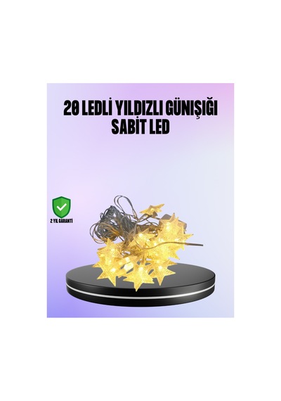 5 Metre Yıldız Şeklinde Led Şerit Işık Sabit Beyaz Aydınlatma Belirtilmemiş Belirtilmemiş
