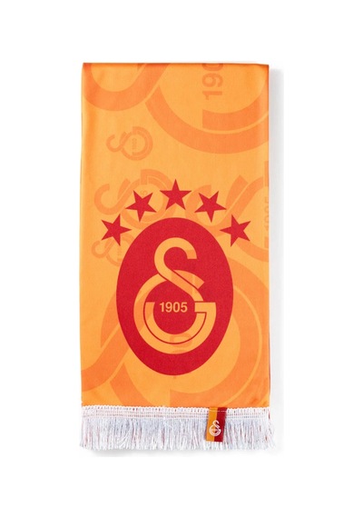Galatasaray Orijinal 5 Yıldız Şal Atkı Sarı - Kırmızı