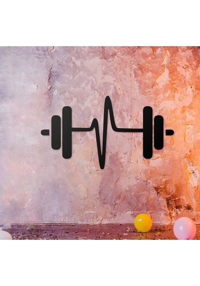 Dekoratif Metal Duvar Tablosu Fitness Gym Ve Spor Salonlarına Özel Tasarım