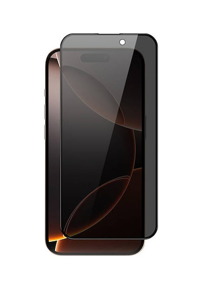 Apple Uyumlu iPhone 16 Pro Max 5d Hayalet Privacy Lüx Dayanıklı Cam Ekran Koruyucu