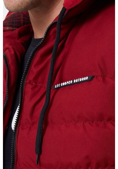Lee Cooper Caspian Erkek Yelek Bordo-15319