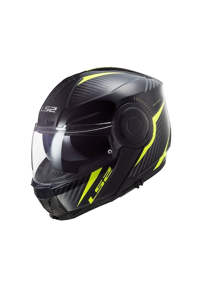 LS2 Scope Skid Siyah-Neon Sarı Kask