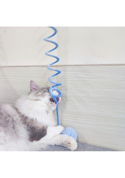 5 Adet Elastik Yaylı Asılabilir Peluş Kedi Oyuncağı