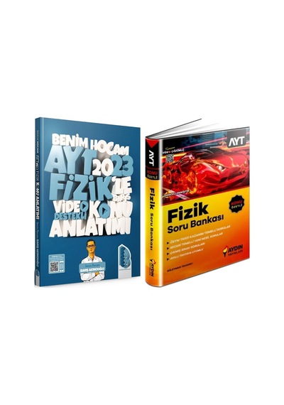 Benim Hocam 2023 Ayt Fizik Konu Ve Aydın Soru Bankası Seti 2 Kitap