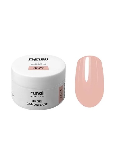 Runail Professional Protez Tırnak Jeli Uv Builder Gel Kamujlaj Nude Pembe 30gr. 3879