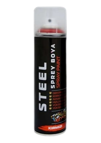 Sprey Boya Kırmızı 200 Ml 000 Parlak Vernik