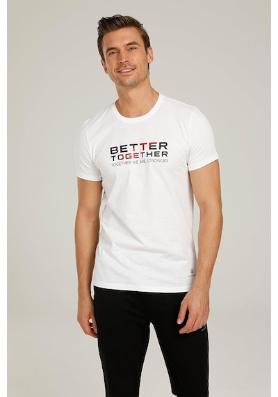 Lumberjack Ct778 Ray Slogan T-Shırt 1Pr
