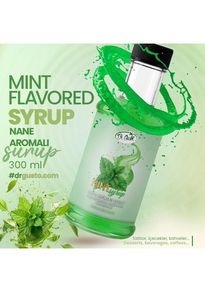 6 Lı Kokteyl Şurubu Seti 300 Cc Nane, Muz, Akça Ağaç, Mojito, Hibiskus, Beyaz Çikolata
