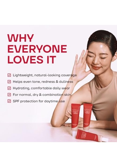 Mıssha Yoğun Kapatıcılık Sunan Nemlendirici Bb Krem 50ml M Perfect Cover B.b Cream Exspf42/pa+++ No: 21 00