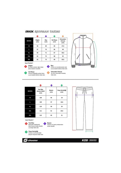Shooter Sportswear Shooter Erkek Kışlık Eşofman Takımı Thermosoft Teknolojisi Içi Kuzu Görünümlü Regular Kalıp Vizon