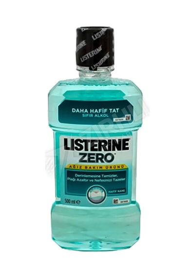 5 Adet Listerine Zero Ağız Gargarası 500 Ml
