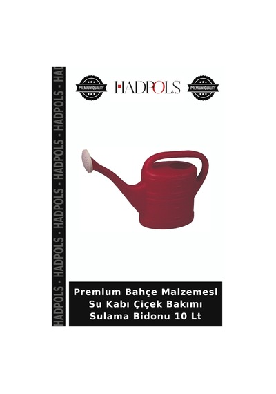 Premium Bahçe Malzemesi Su Kabı Çiçek Bakımı Sulama Bidonu 10 Lt