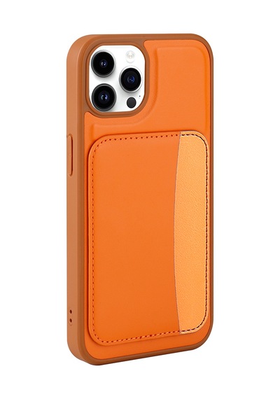 Zore Apple iPhone Uyumlu 14 Pro Max Kılıf Kartlıklı Zore X-kart Silikon Kapak - Lacivert