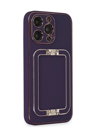 Newface - 246 - İphone 14 Pro Kılıf Coco Elit Kapak - - Edntrend - Derin Mor