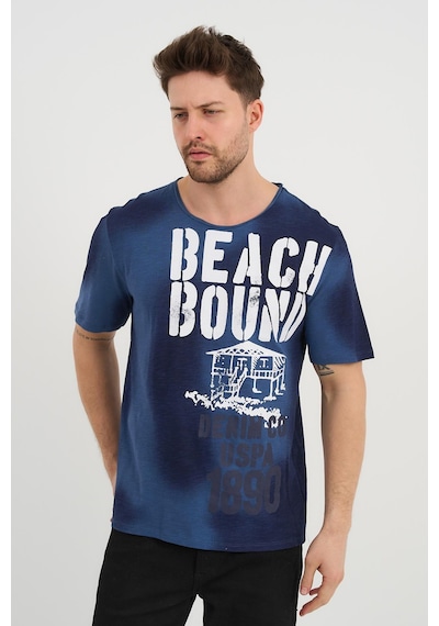 Alexandergardi Alexandergardı Kısa Kollu Baskılı Regular T-shirt 1194195 Lacivert
