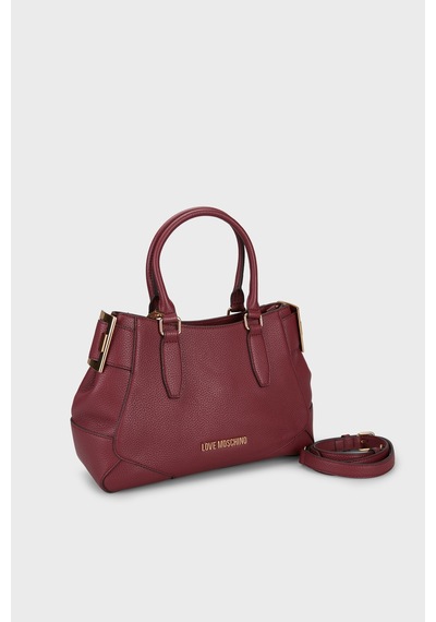 Love Moschino Logolu Çıkarılabilir Askılı Çanta Kadın Çanta Jc4097pp1plt1552 Bordo