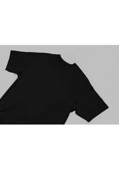 Sevbano Unisex Oversize Baskısız Basic Tişört Siyah
