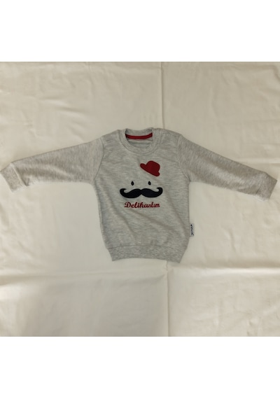 Egişbaby Erkek Üst Delikanlım Sweat 12 - 18 Ay Gri