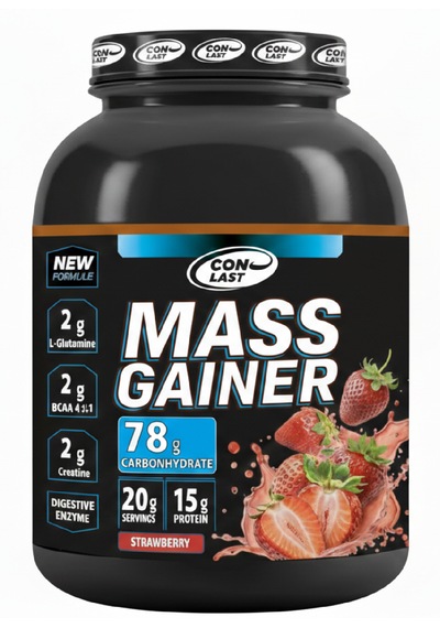 Conlast Xxl Mass Gainer 2000 Gr. Plus Vitamax-çilek Aromalı Çilek