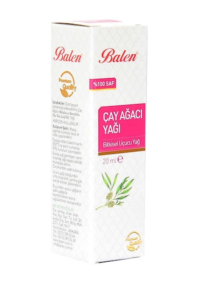 Çay Ağacı Yağı Distilasyon 20 Ml Cam Şişe