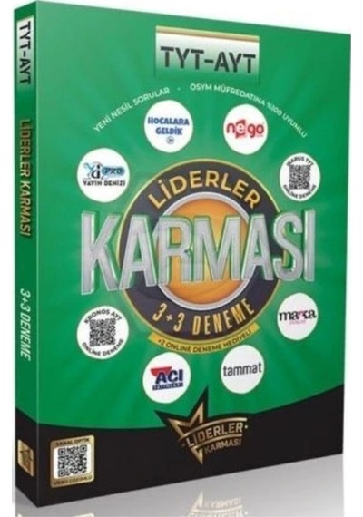 Liderler Karması Tyt - Ayt 3 3 Deneme Seti