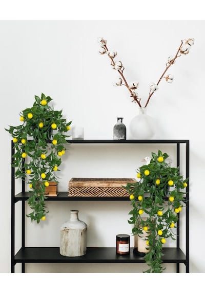 Yapay Çiçek Sarkan Limon Yapay 60*20cm