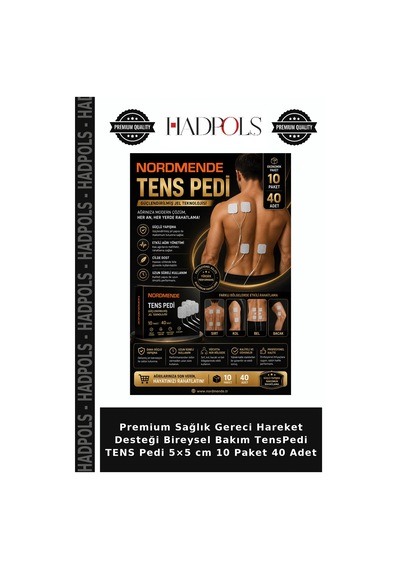 Premium Sağlık Gereci Hareket Desteği Bireysel Bakım Tenspedi Tens Pedi 5 5 Cm 10 Paket 40 Adet