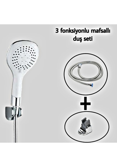 Faumix  Budget 5 Fonksiyonlu Mafsallı El Duş Seti Diğer